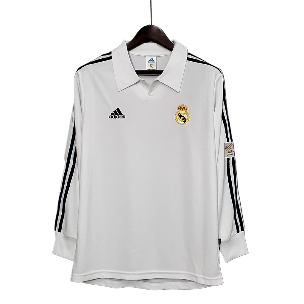 Camiseta Retro Real Madrid Manga Larga 2002 UCL Final - Imagen 4