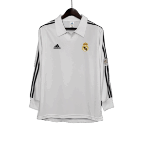 Camiseta Retro Real Madrid Manga Larga 2002 UCL Final