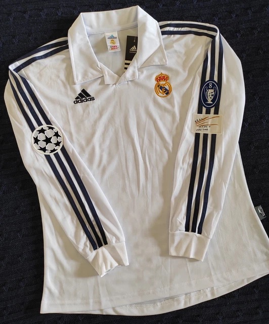 Camiseta Retro Real Madrid Manga Larga 2002 UCL Final - Imagen 2