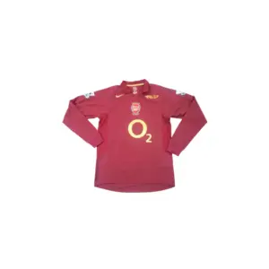 Camiseta Retro Arsenal Football Club 2005/06 Manga Larga