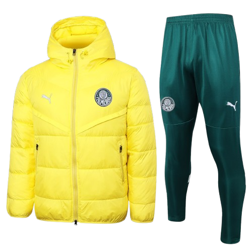 Chándal con Chaquetón Palmeiras | Amarillo Chándal con Chaquetón Palmeiras | Amarillo