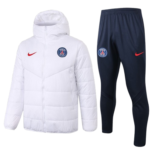 Chándal con Chaquetón Paris Saint-Germain | Blanco Chándal con Chaquetón Paris Saint-Germain | Blanco