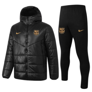 Chándal con Chaquetón FC Barcelona | Black Details Gold