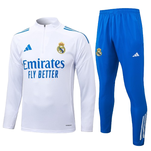 Chándal Real Madrid | Blue & White Media Cremallera Chándal Real Madrid | Blue & White Media Cremallera