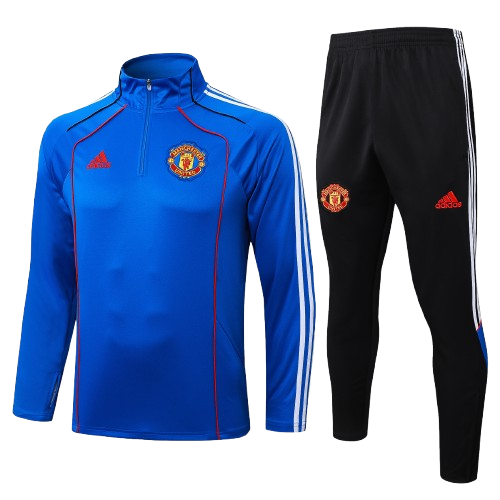 Chándal Manchester United | Azul Media Cremallera Chándal Manchester United | Azul Media Cremallera